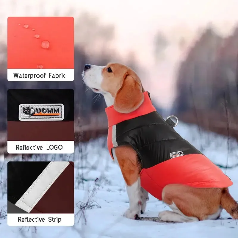 Waterproof Winter Dog Jacket for Small & Large Breeds